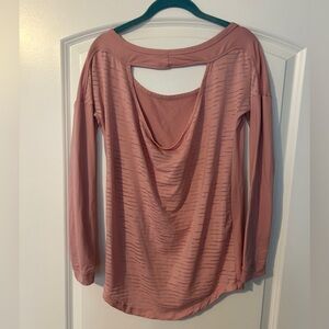 Women's handful Pink Long Sleeve Top size small